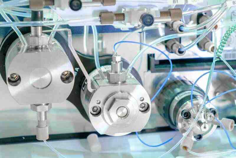 Cromatógrafo — laboratório Cerrado Futuro, análise de formulações IM30